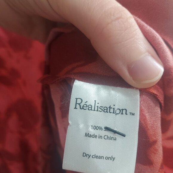 Realisation Par Red Havana The Gia Maxi Silk Dress - Picture 6 of 7